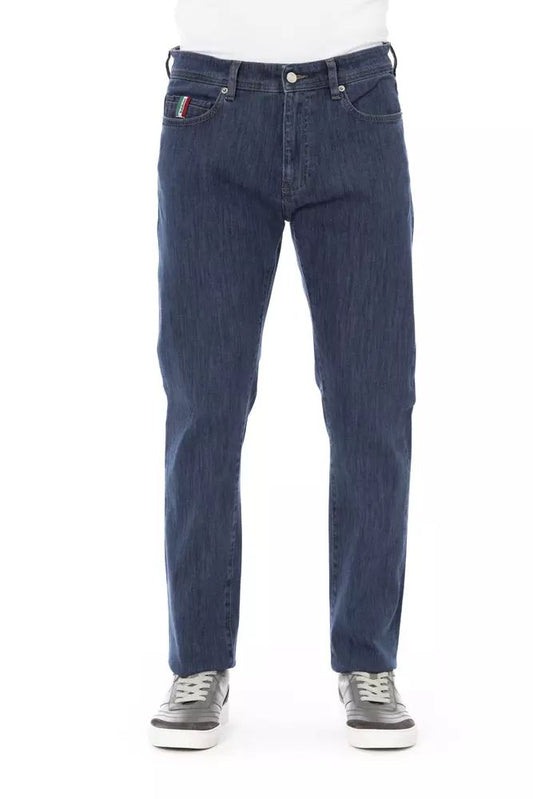 Baldinini Trend Jeans und Hose aus blauer Baumwolle