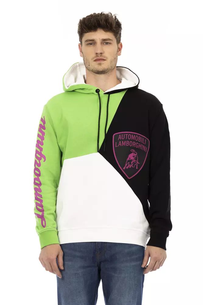 Weißer Baumwollpullover von Automobili Lamborghini