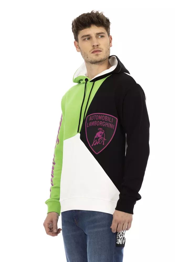 Weißer Baumwollpullover von Automobili Lamborghini