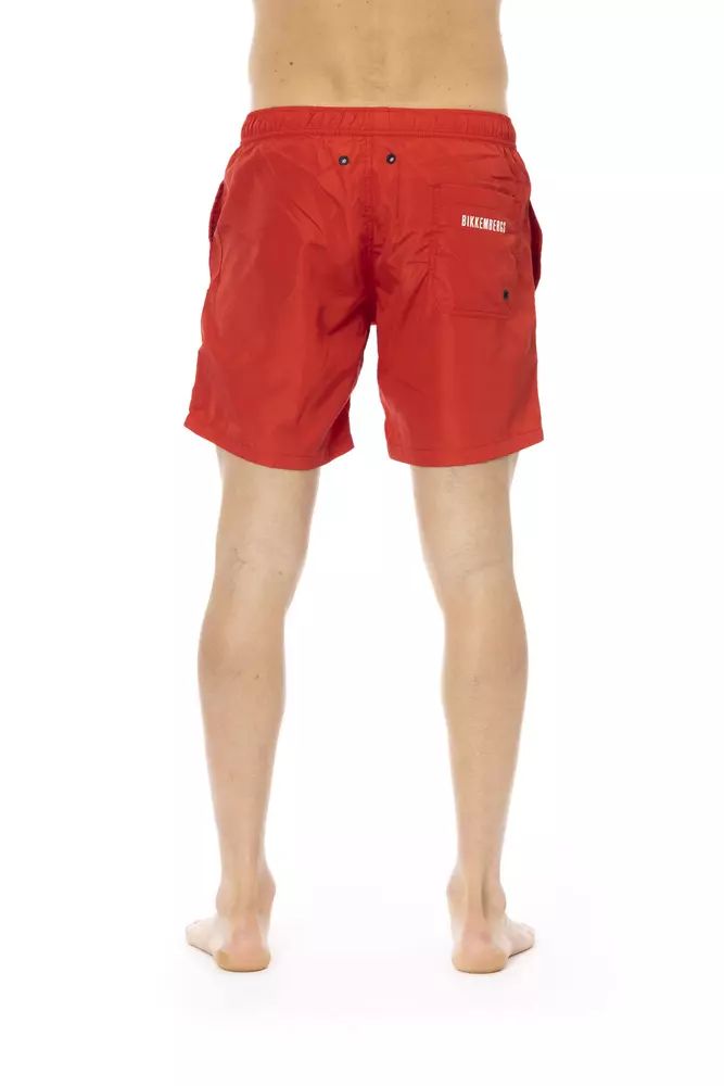 Bikkembergs rote Polyester-Badebekleidung