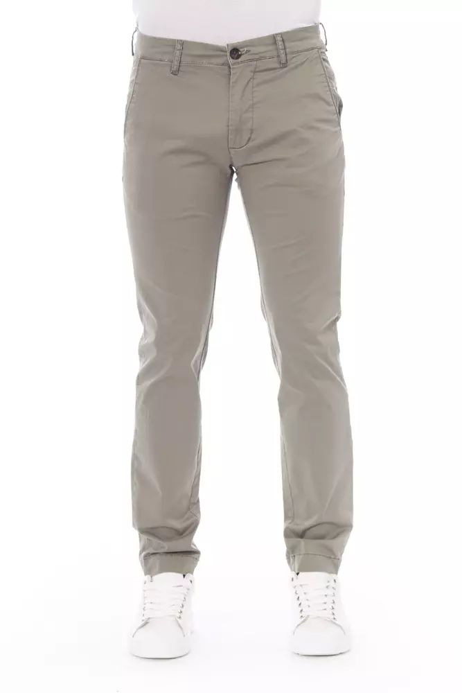 Baldinini Trend Beige Baumwolljeans und -hose