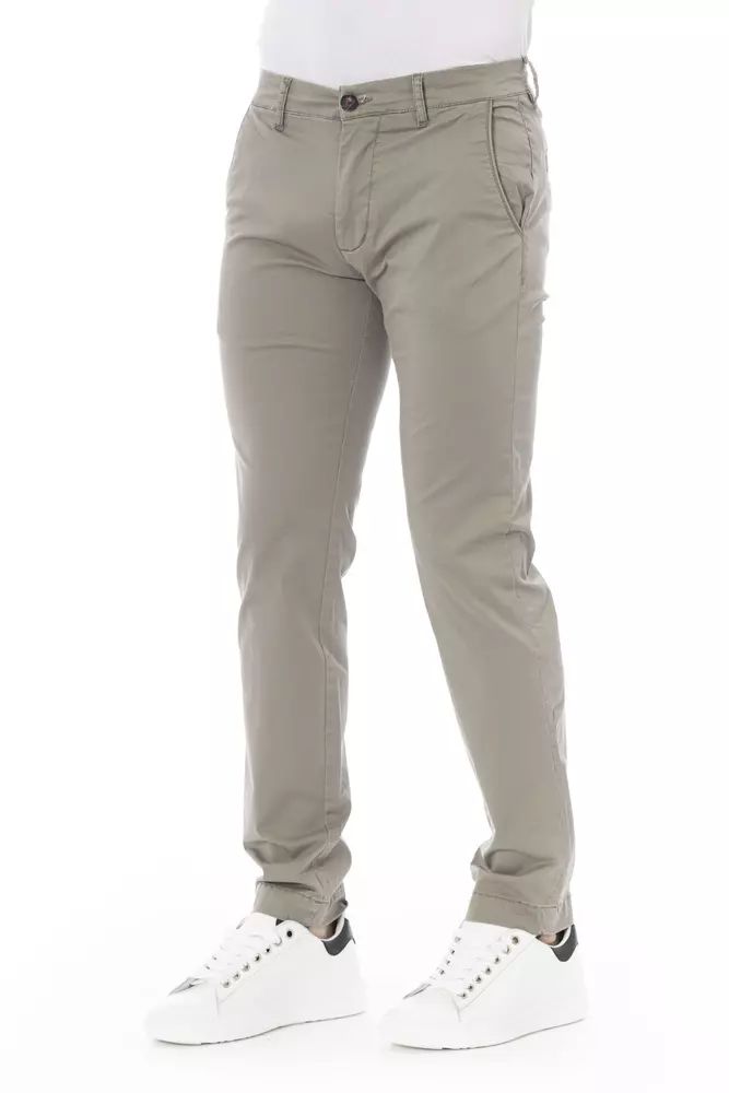 Baldinini Trend Beige Baumwolljeans und -hose