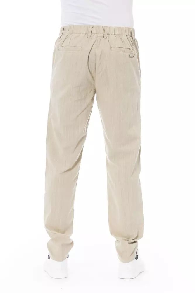 Baldinini Trend Beige Baumwolljeans und -hose