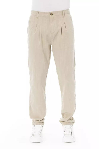 Baldinini Trend Beige Baumwolljeans und -hose