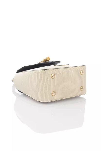 Baldinini Trend Elegant Golden Detailed Shoulder Bag