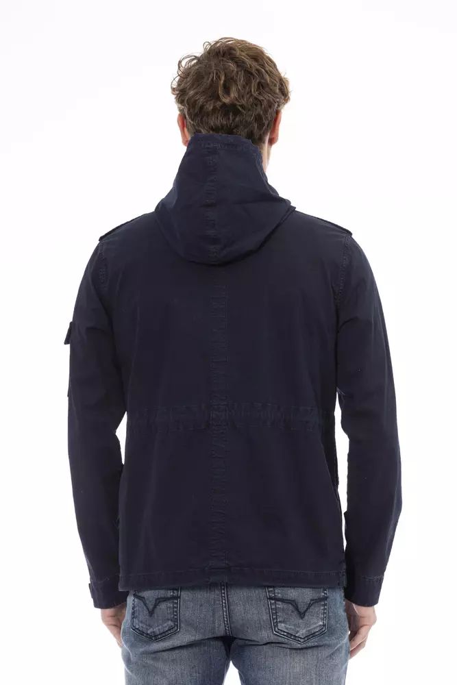 Distretto12 Blaue Baumwolljacke