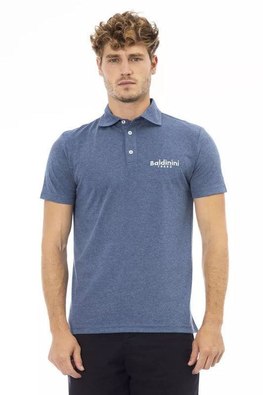 Baldinini Trend Elegant Embroidered Logo Cotton Polo