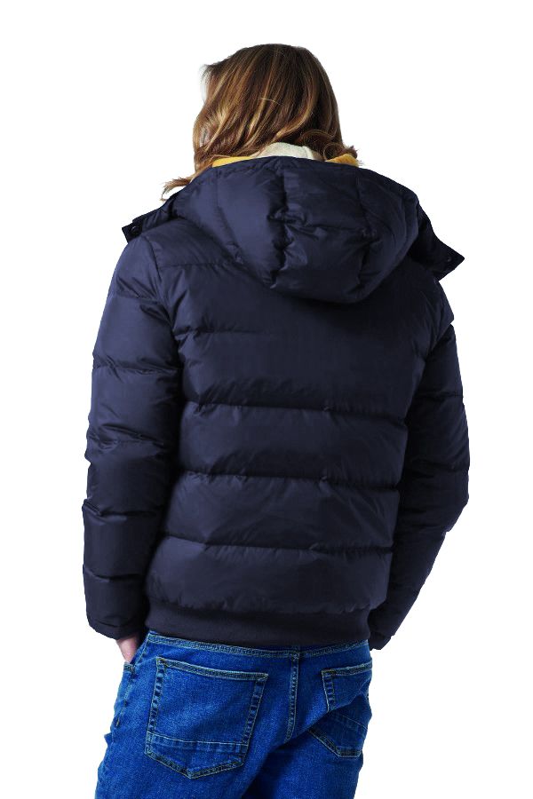 Blaue Nylonjacke von La Martina