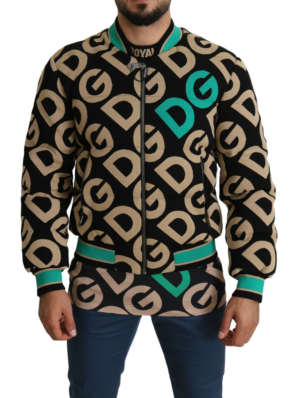 Mehrfarbige DGMILLENNIALS-Jacke mit Logo-Print von Dolce &amp; Gabbana