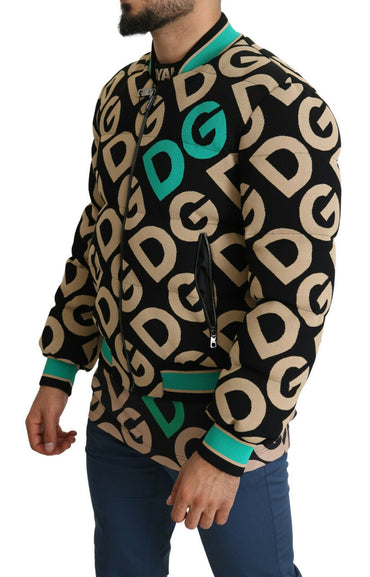 Mehrfarbige DGMILLENNIALS-Jacke mit Logo-Print von Dolce &amp; Gabbana