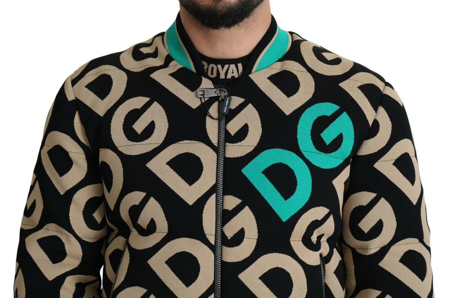 Mehrfarbige DGMILLENNIALS-Jacke mit Logo-Print von Dolce &amp; Gabbana