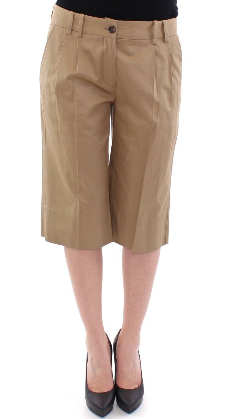 Dolce & Gabbana Elegant Beige Cotton Shorts for Women