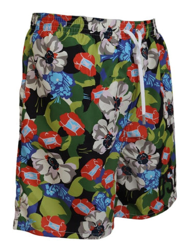 Dsquared² Over Floral Print Herren Beachwear Badeshorts