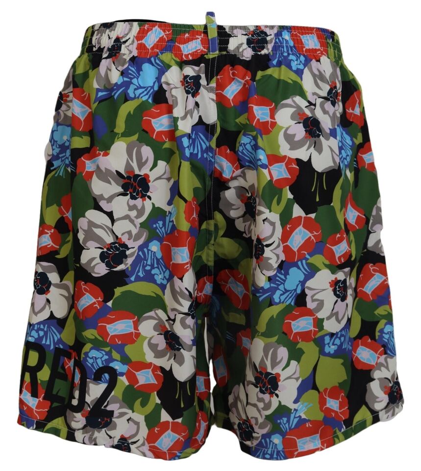 Dsquared² Over Floral Print Herren Beachwear Badeshorts