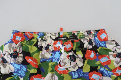 Dsquared² Over Floral Print Herren Beachwear Badeshorts