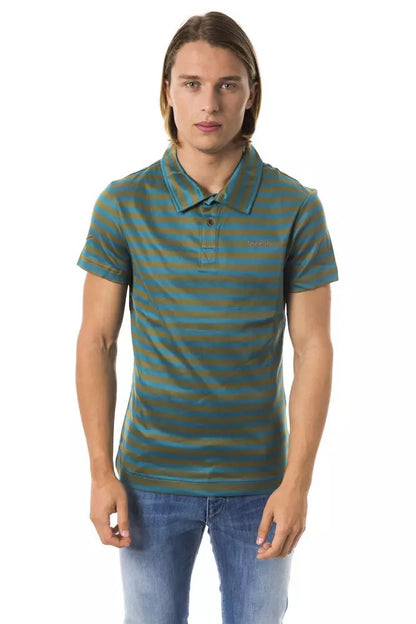 BYBLOS Grünes Baumwoll-Poloshirt