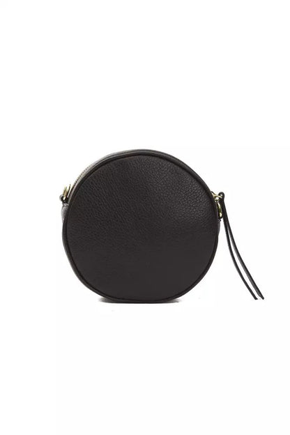 Pompei Donatella Small Oval Leather Crossbody Elegance