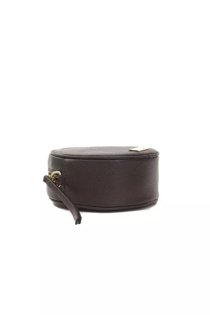 Pompei Donatella Elegant Small Oval Leather Crossbody